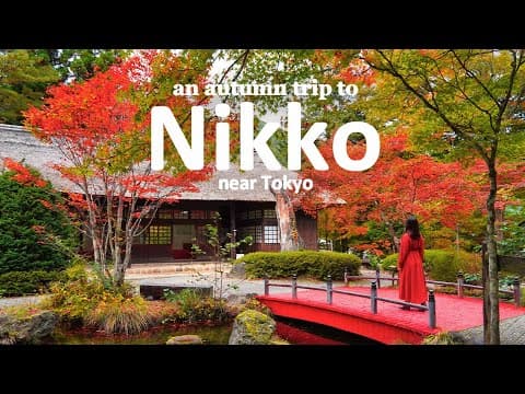 Nature Escape near Tokyo | Day Trip to Nikko in Autumn | JAPAN TRAVEL VLOG