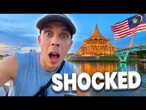 My FIRST TIME in KUCHING in Sarawak, Malaysia 🇲🇾 (SHOCKED)