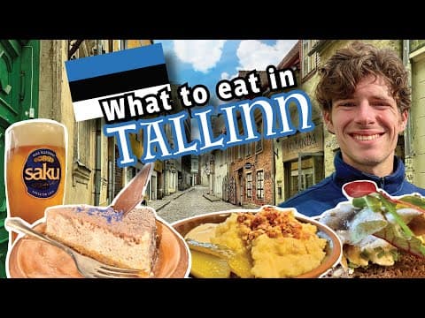 What to eat in Tallinn, Estonia 🇪🇪 | Tastes of the World