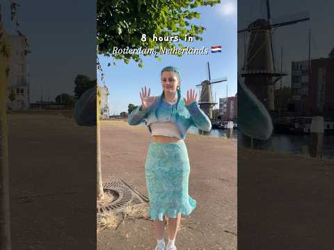 8 hours solo exploring Rotterdam, Netherlands 🇳🇱