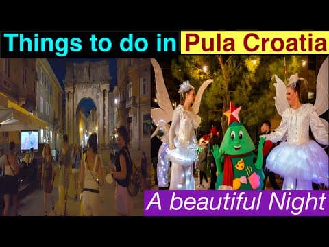 pula things to do | Walking tour in pula | Travel vlog