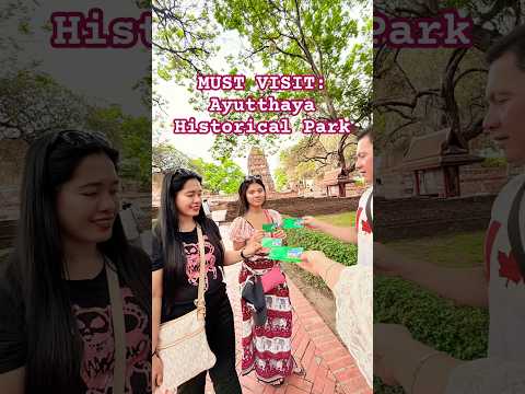 MUST VISIT: Ayutthaya Historical Park #thailand #ayutthaya #travelvlog #travelguide #thailandtravel