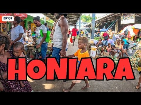 Boat Projects and a Scooter Ride through Down Town Honiara, SOLOMON ISLANDS