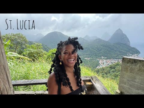 ULTIMATE ST. LUCIA, TRAVEL VLOG! MUD BATHS, ISLAND TOUR, & THE PITONS 🏝️