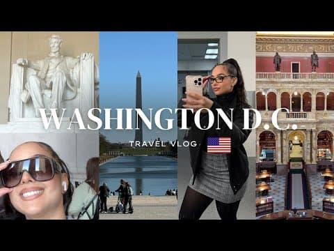 Washington D.C. Travel Vlog: Visiting Museums, Meeting New People, Foodie Recs + More