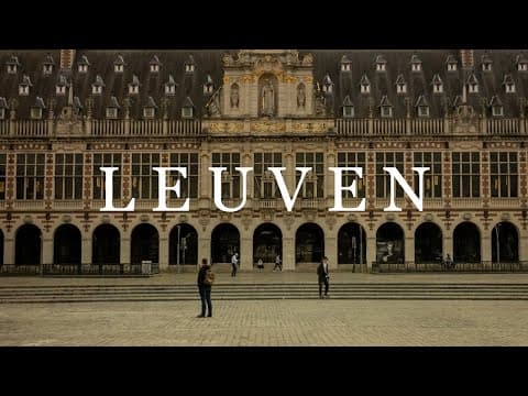 Leuven is so peaceful | Belgium vlog and street photography