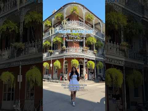 TRAVEL BUCKETLIST - New Orleans Louisiana Things To Do 🌍 #travel #travelvlog #foodie #foodie