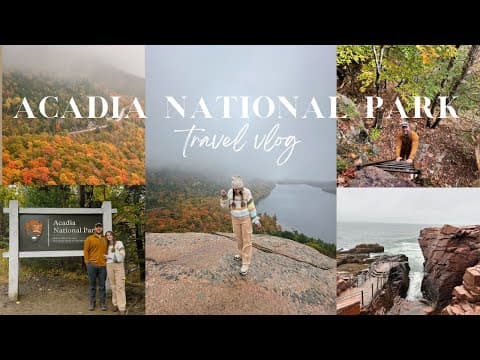 ACADIA NATIONAL PARK | Exploring the park + Bar Harbor, ME, camping, trying lobster & hiking!