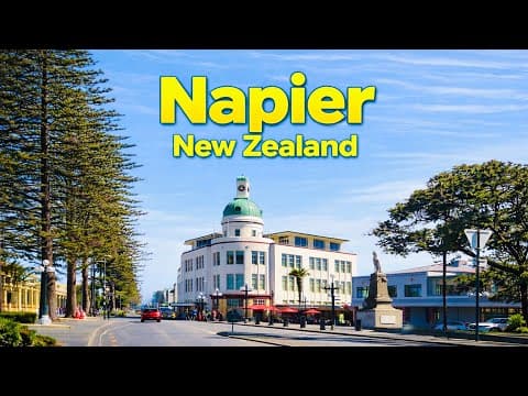 Napier NZ | Stunning Coastal City Tour | New Zealand 🇳🇿