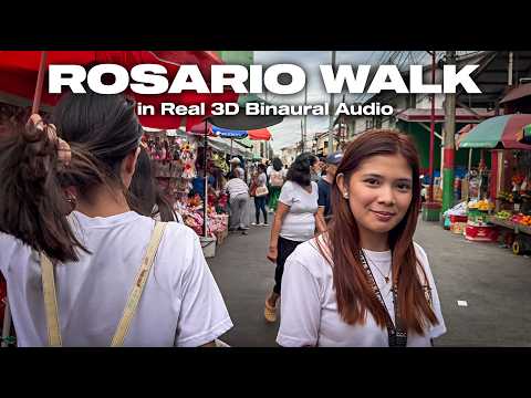 Quickie Walk in Rosario Cavite Philippines in Real 3D Binaural Audio [4K HDR]