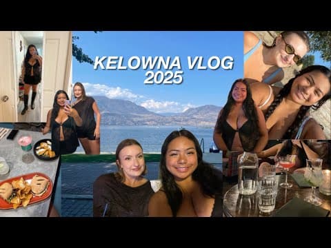 kelowna travel vlog! (flight, reunited w bestie, exploring downtown)
