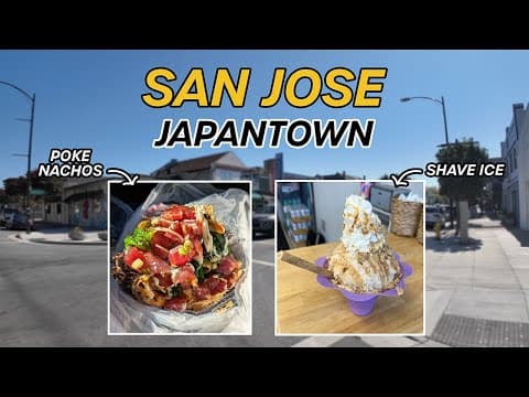 San Jose JAPANTOWN 🌸: Japanese Food, Gift Shops, Hawaiian Poke & Shave Ice | San Francisco Bay Area