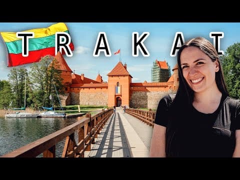 MOST UNDERRATED CASTLE IN EUROPE 🇱🇹 trakai day trip from vilnius lithuania
