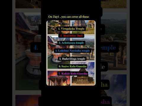 Hampi 3 Days Itinerary | Hampi Guide #travelshorts