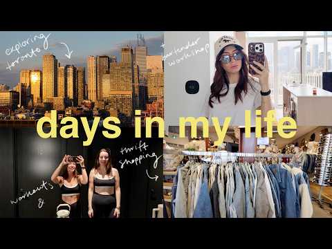 VLOG: exploring Toronto, vintage shopping & learning to be a bartender! 🍸