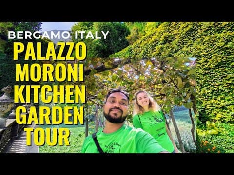 🌸 The Most Beautiful Garden in Bergamo?! Palazzo Moroni Tour Part 2 | Italian Hidden Treasure 🇮🇹
