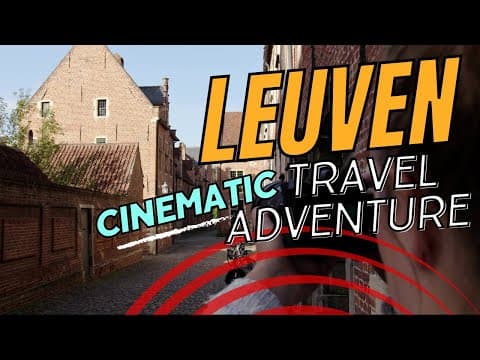 EXPERIENCE LEUVEN LIKE NEVER BEFORE 🌟: 4k Cinematic Travel Adventure in Belgium 🇧🇪