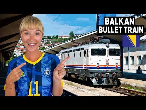 Riding 2nd Class Sarajevo to Mostar, Bosnia 🇧🇦 Europe’s Most SCENIC Train