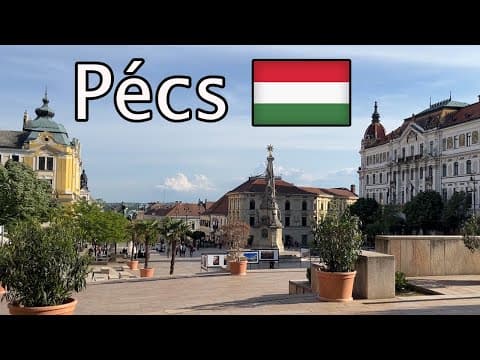 Pécs Vlog -  a beautiful city in Southern Hungary