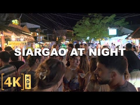 The Unmatched Nightlife Scene in SIARGAO ISLAND Philippines! 2025 Best Bar Hopping Tour General Luna