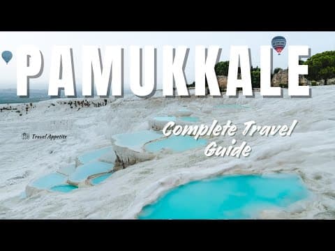 Pamukkale Travel Guide 🇹🇷 | Hierapolis Ruins, Hot Springs & Travel Tips | Turkey | Must Visit Place