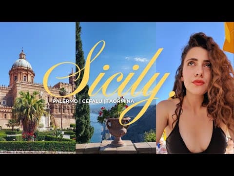 Sicily Vlog 🇮🇹 A Week In Palermo, Cefalù & Taormina | Best Things To Do & Eat | Italy Travel Guide