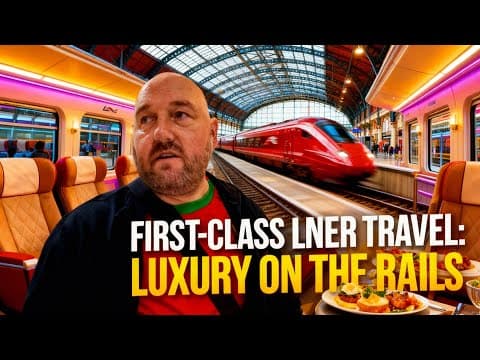 NOW THIS IS A FIRST CLASS TRAIN EXPERIENCE - We took an LNER train from London to Leeds !!!