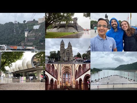 Koblenz, Germany 🇩🇪 Travel Vlog | German Corner Where Two Rivers Meet | City Tour 2024
