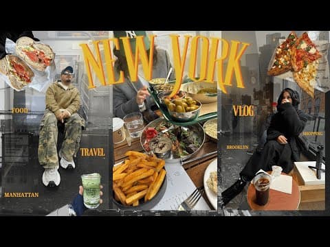 New York City Travel Vlog  🚕🗽: exploring New York City,  lots of yummy food, Central Park & More!