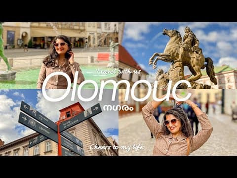Exploring Olomouc നഗരം | Czech Republic | Malayalam Vlog eith eng Sub