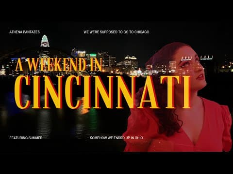 A weekend in Cincinnati : an Ohio travel vlog