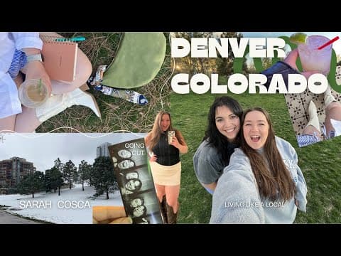 Denver, CO Travel Vlog | Coffee Shops, Bars, Parks, Food Recs & More