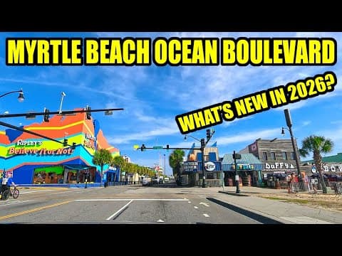 What's NEW in Myrtle Beach in 2026 on Ocean Boulevard?!