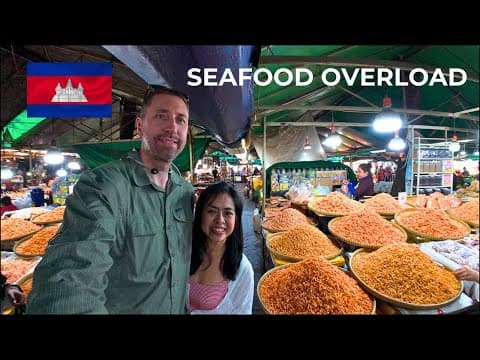 Inside Kep Crab Market Cambodia 🇰🇭
