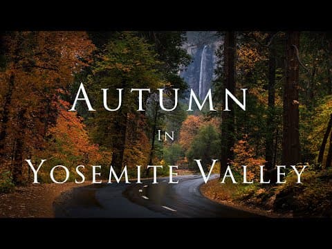 Yosemite Valley In Autumn