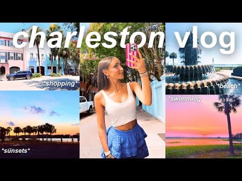 summer beach vlog 🌊 *charleston*