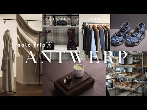 Antwerp vlog 🎞️| fashion museums, cafe hopping, thrifting & more 