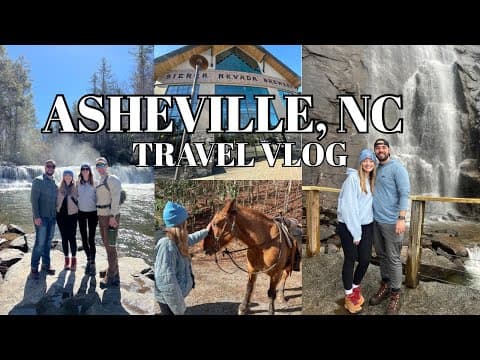 ASHEVILLE, NC: TRAVEL VLOG l biltmore, chimney rock, waterfall hikes, horseback riding, breweries