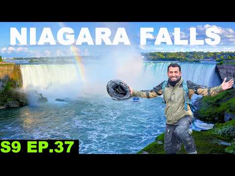 Niagara Falls left me Speechless 🇨🇦 S9 EP 38 | Pakistan to Americas Motorcycle Tour