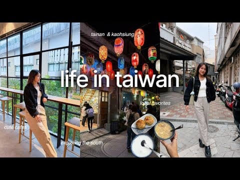 taiwan vlog 🇹🇼 | from taipei to tainan, tour of tainan, where to go & what to eat