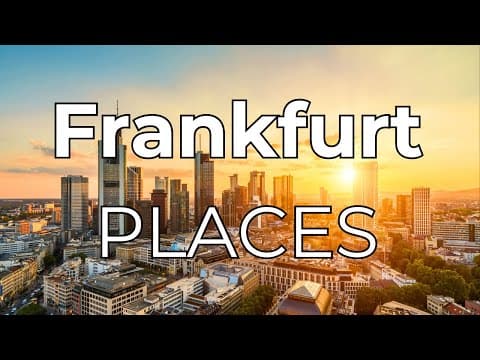 Frankfurt am Main - 5 Best Places to Visit - Travel Video