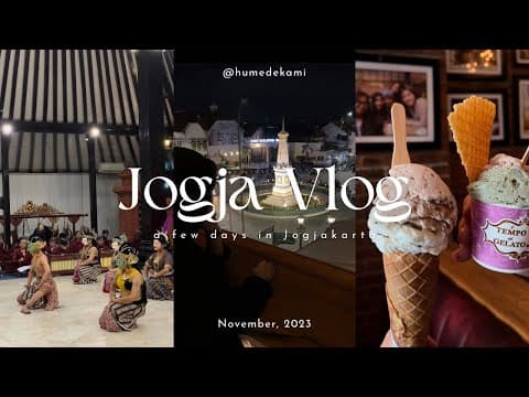 JOGJA SHORT TRIP 🚘 | 4D3N Budget & Itinerary, Destinasi Wisata Jogja, Kuliner Hits Jogja🍂🍽️
