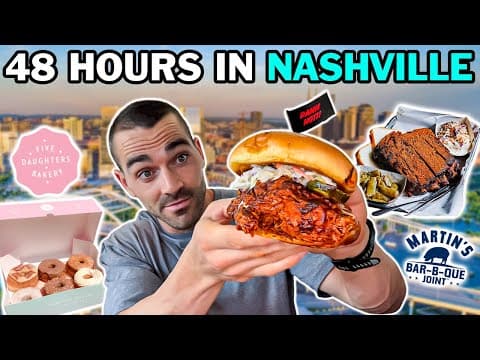 48 Hours in Nashville eating at the BEST Restaurants