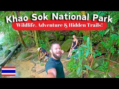Khao Sok Jungle Trekking  | Thailand Nature Adventure  | Hidden Paradise Travel Vlog