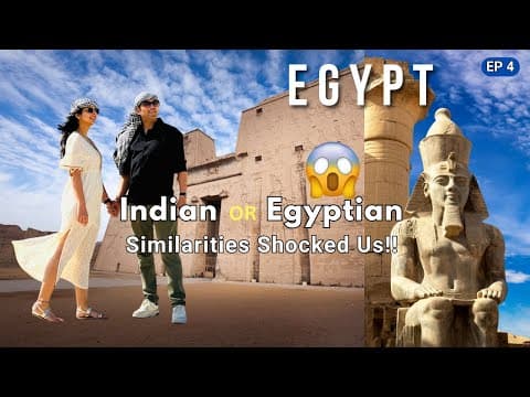 [EP-4] Road Trip Through Ancient Egypt | Aswan Nubian Village to Luxor Sunset | Egypt Travel Guide