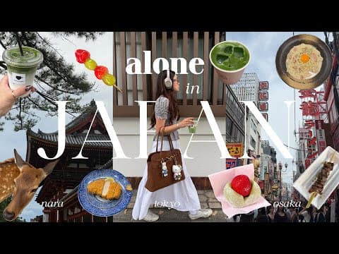 SOLO DAYS IN JAPAN 🍡 nara deer, café hops, good eats, riding the shinkansen, shopping 🍵