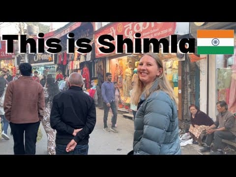 SHIMLA 🇮🇳 INDIA Travel Vlog, The Ridge, Jakhu Temple,  Mall Road & Himachal Pradesh Foods