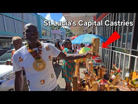 Creole Heritage in the Capital | Walking Through Castries, St. Lucia 🇱🇨 (Creole Weekend 2025)”