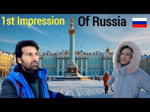 Travelling To Russia St. Petersburg In Winter