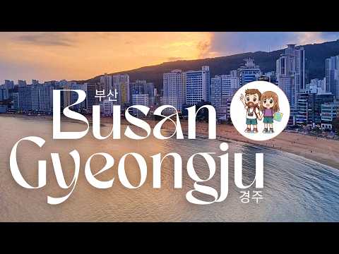 Discovering Busan and Gyeongju in the Rain / Korea Travel Vlog 🇰🇷